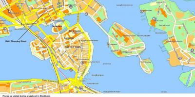 Карта Стокхолм круизен терминал