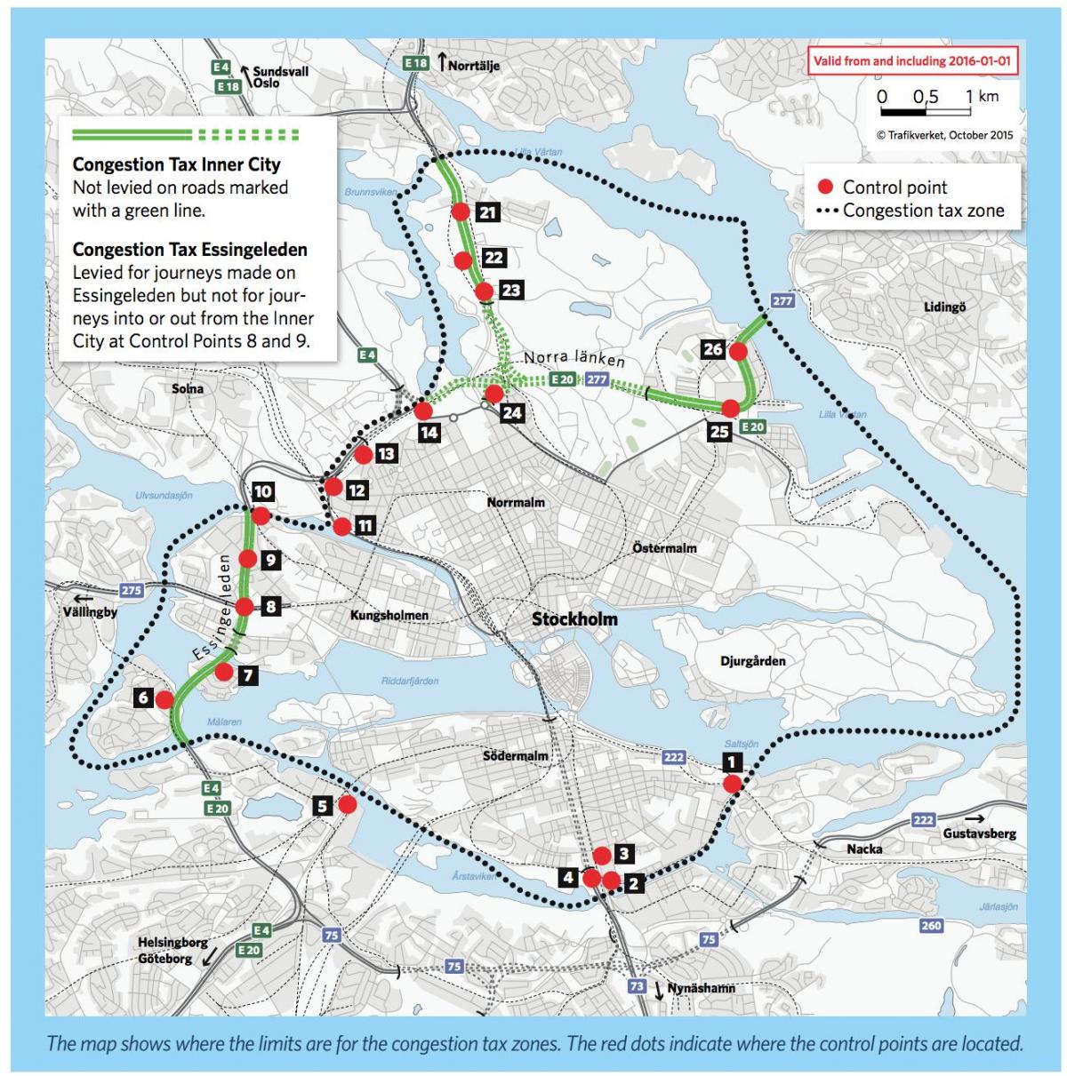 карта на Стокхолм такса за