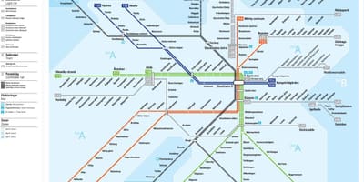 Централната жп гара на Стокхолм картата